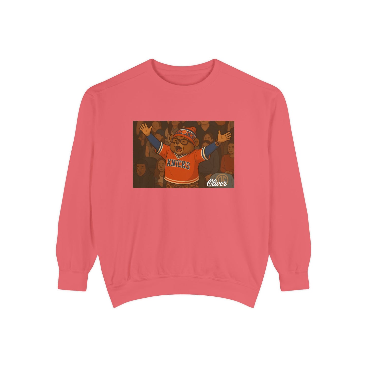 Oliver Outside Knicks Fan Crewneck – NYC Spirit in Every Stitch