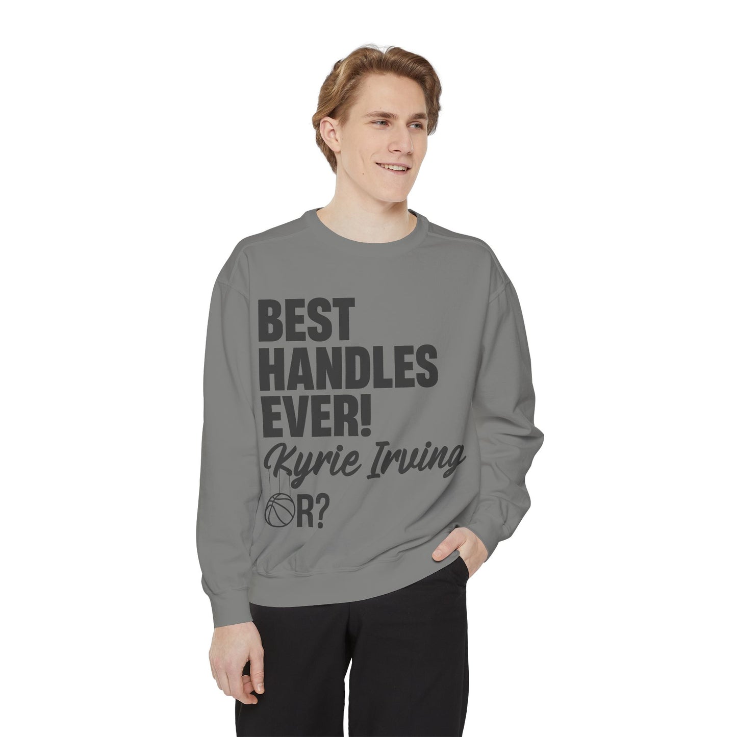 đ Best Handles Ever? Kyrie Irving Sweatshirt â G.O.A.T. Talk Tees Collectorâs Edition