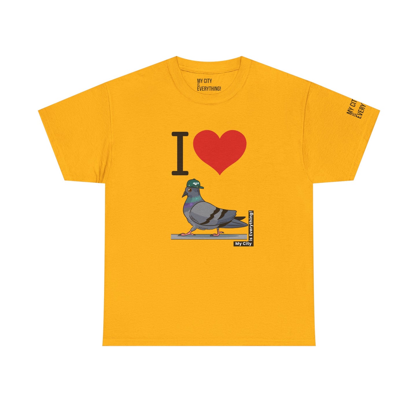 I ❤️ My City Pigeon Tee – Jets Street Bird Remix | My City Is Everything!