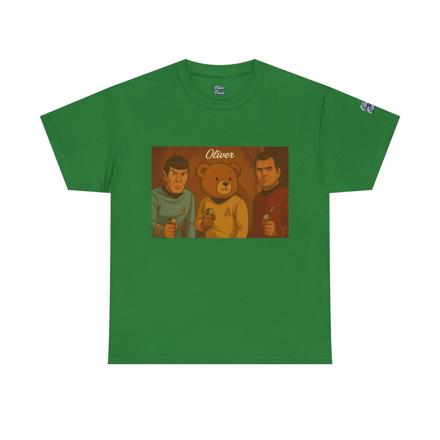Oliver Outside Star Trek Parody Tee – Boldly Bear Where No One Has