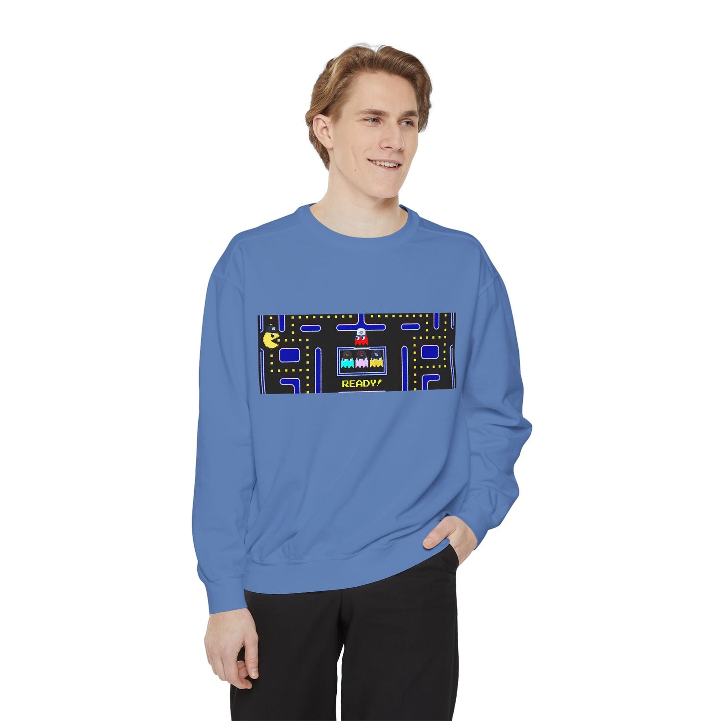 ⚾️🕹️ Retro Arcade Maze Yankee Sweatshirt – My City is Everything Crewneck