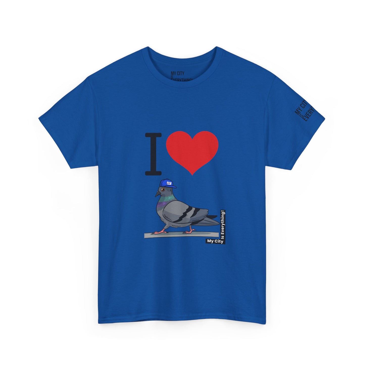 I ❤️ My City Pigeon Tee – Giants Cap Edition | My City Is Everything!