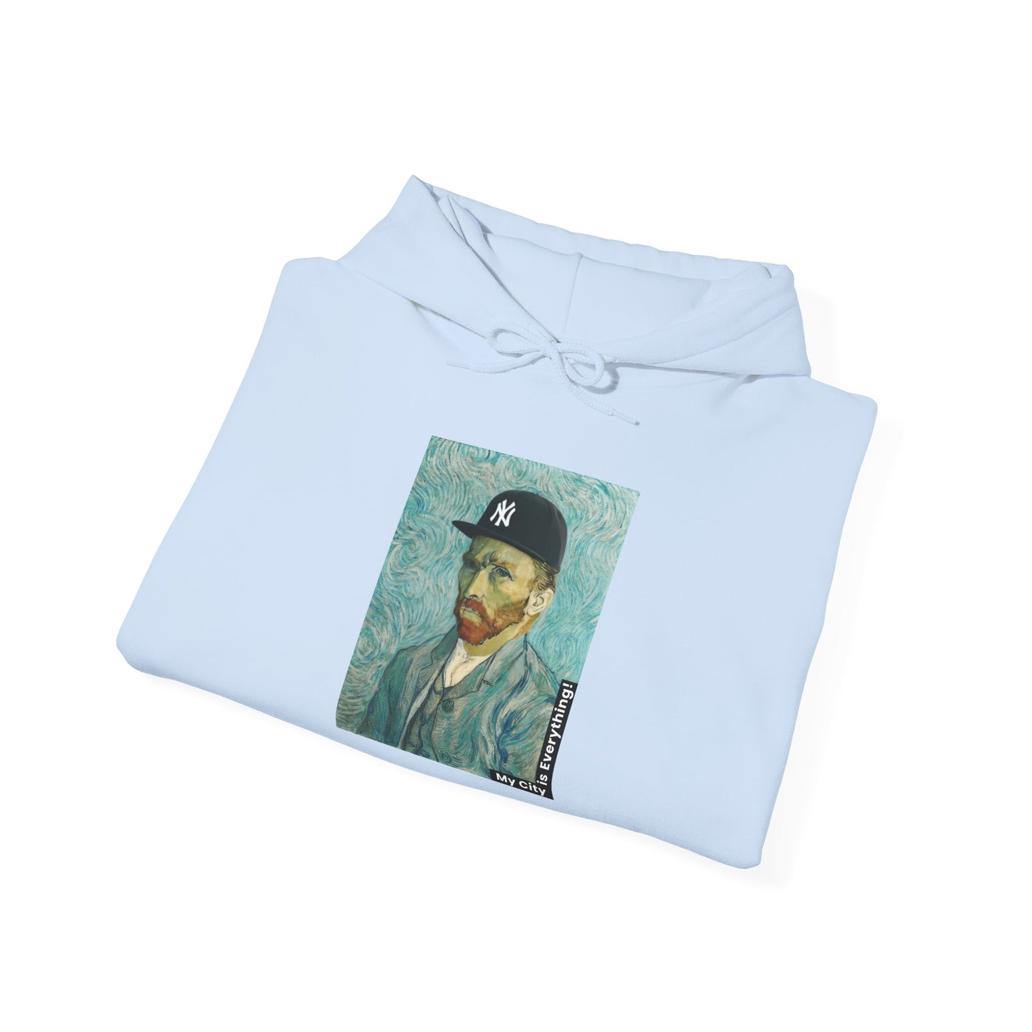 Van Gogh Yankees Hat Hoodie