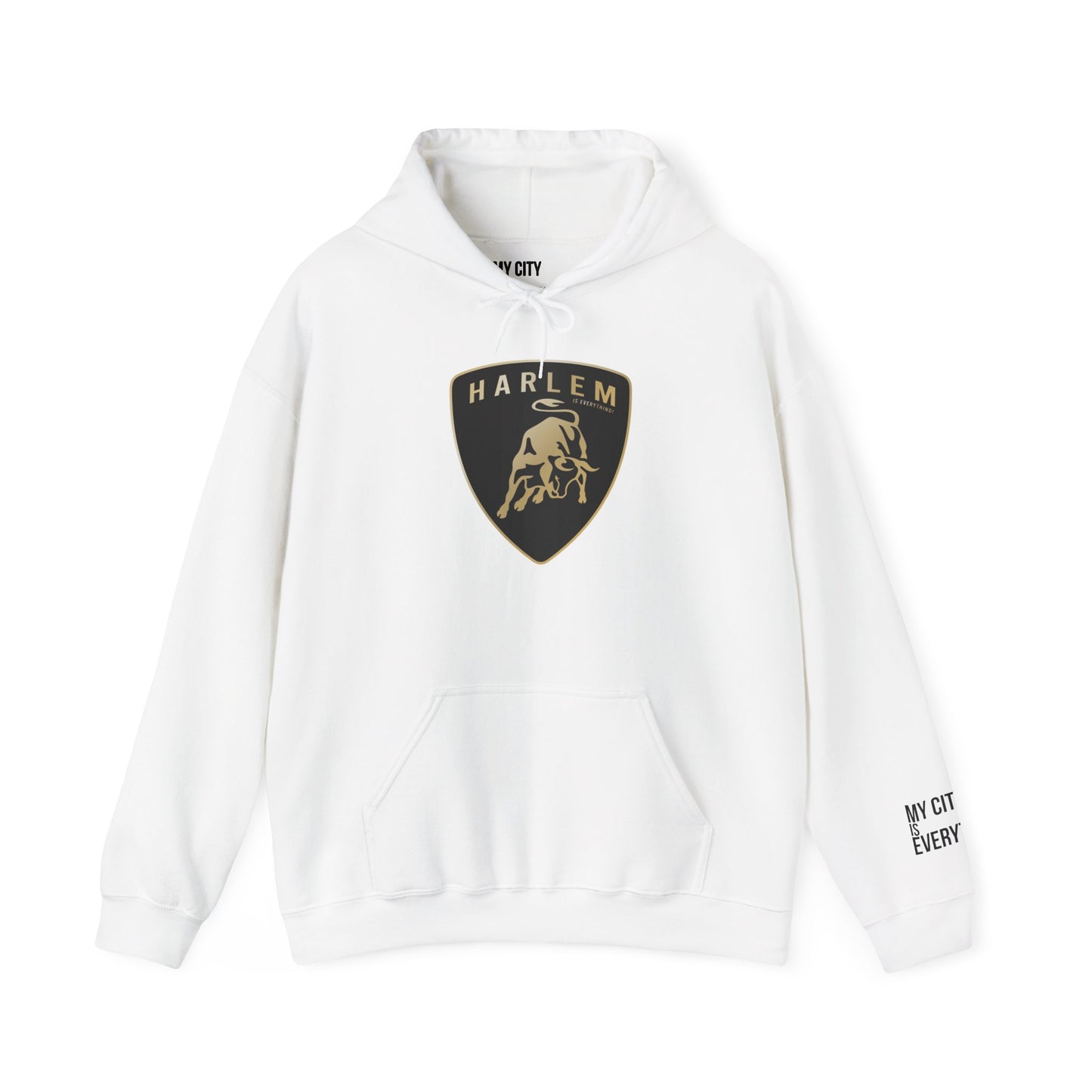 Harlem Lambo Bull Emblem Hoodie | My City Is Everything Streetwear