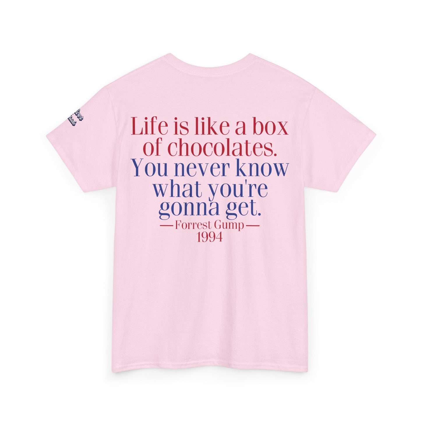 Oliver Outside Forrest Gump Parody Tee – Bench Time Classic