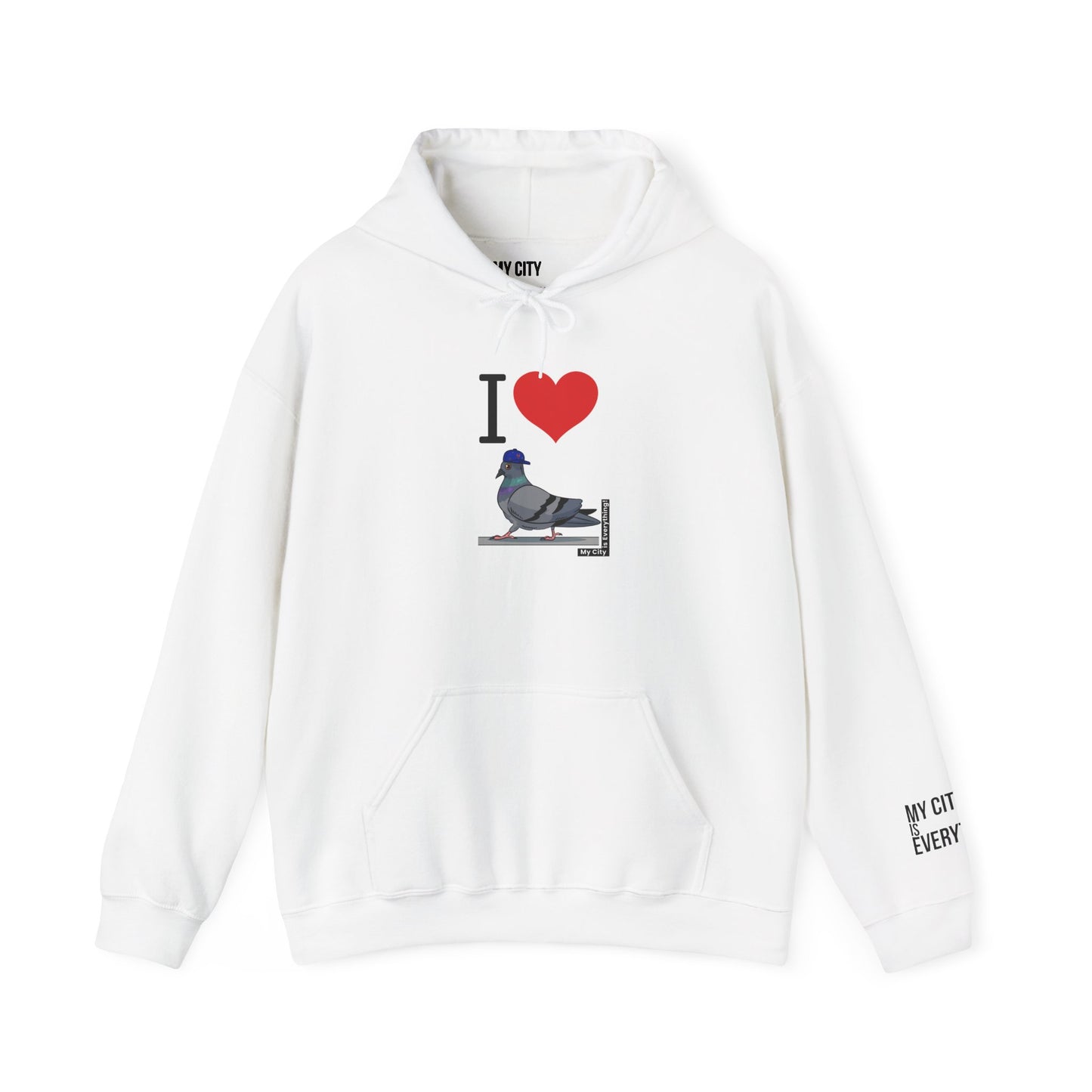 I ❤️ My City Mets Pigeon Hoodie – Blue Cap Edition | My City Is Everything!