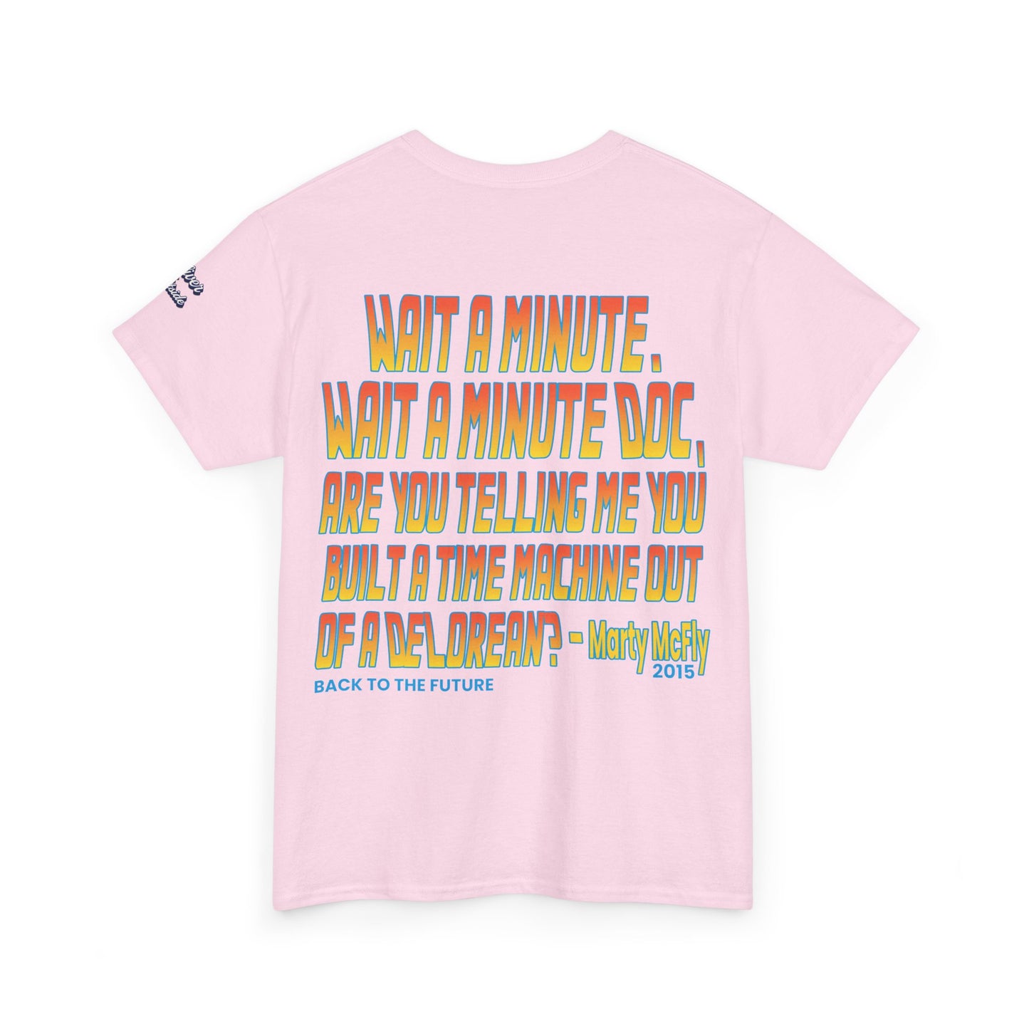 Oliver Outside Back to the Future Parody Tee – Retro Bear Style