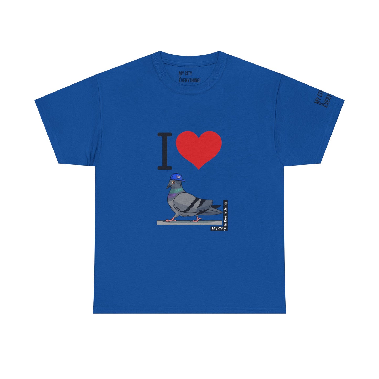 I ❤️ My City Pigeon Tee – Giants Cap Edition | My City Is Everything!