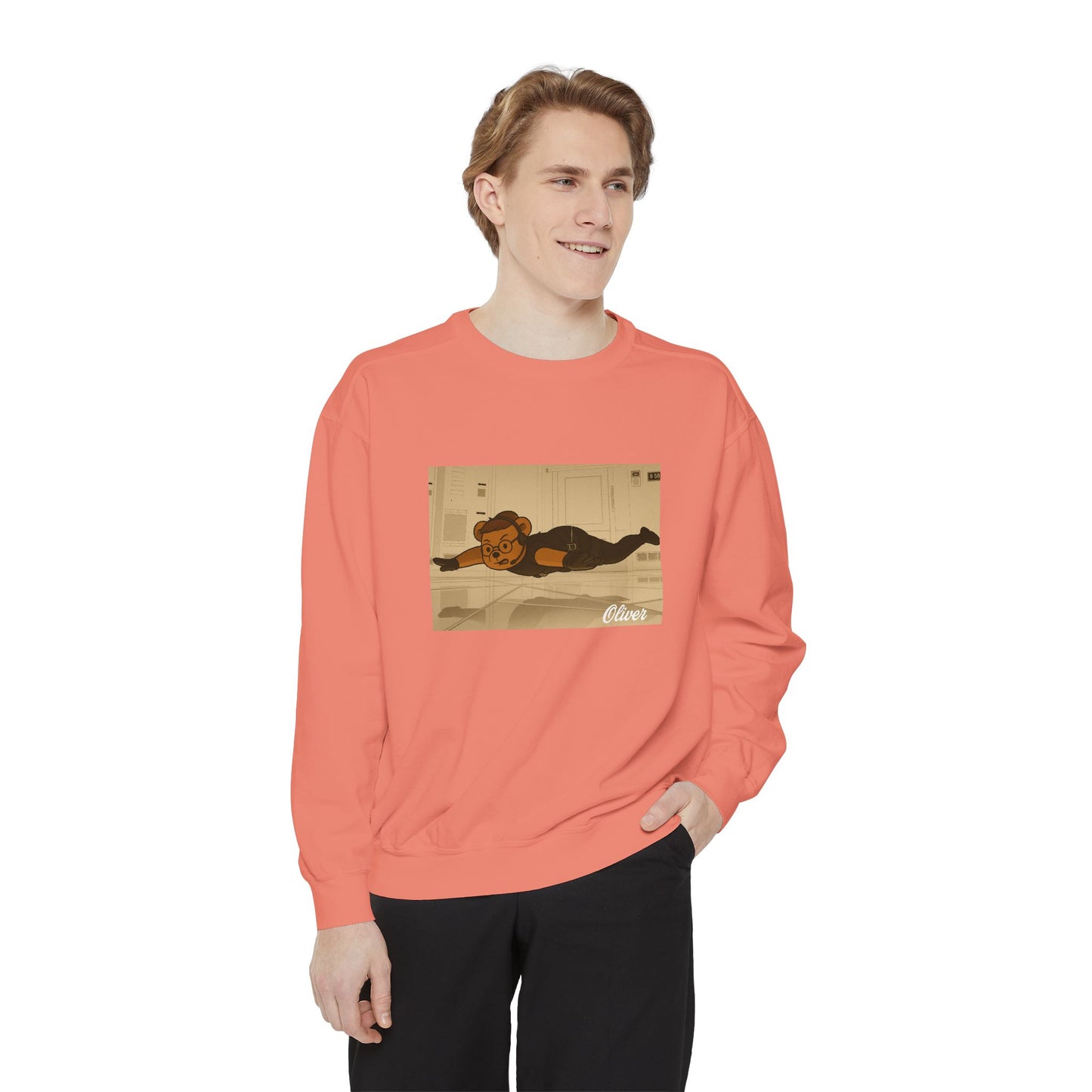 Oliver Outside Mission Impossible Crewneck – Bear on a Mission
