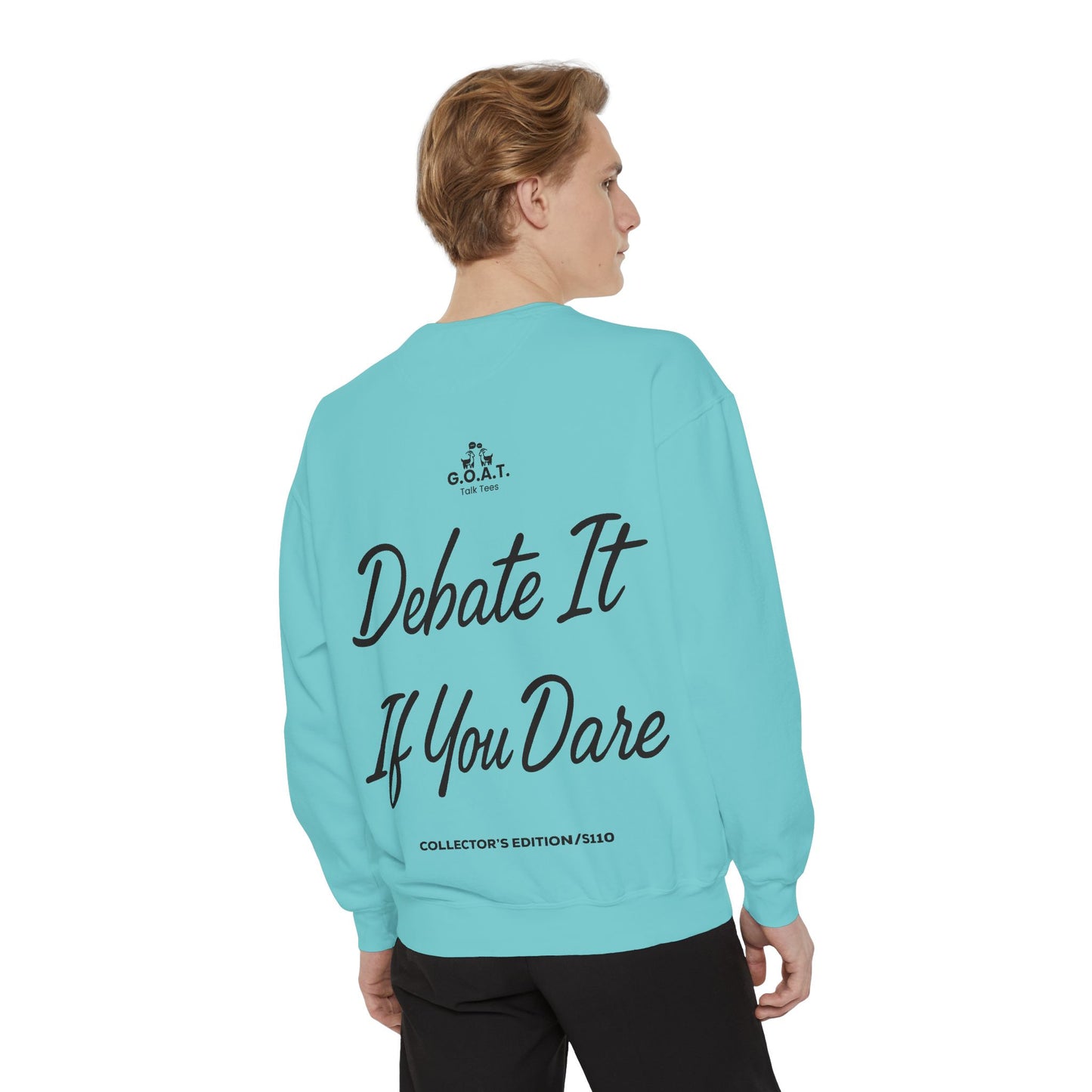 🥞/🧇Pancakes or Waffles? G.O.A.T. Talk Tees Debate Sweatshirt – Breakfast Battle Crewneck