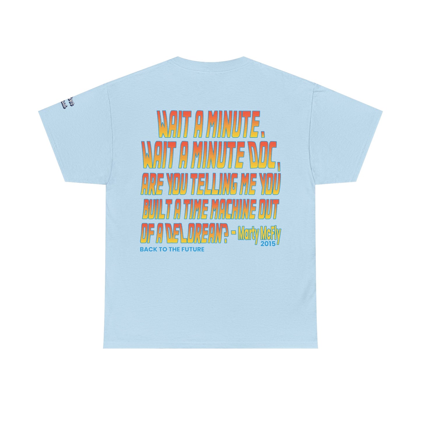 Oliver Outside Back to the Future Parody Tee – Retro Bear Style