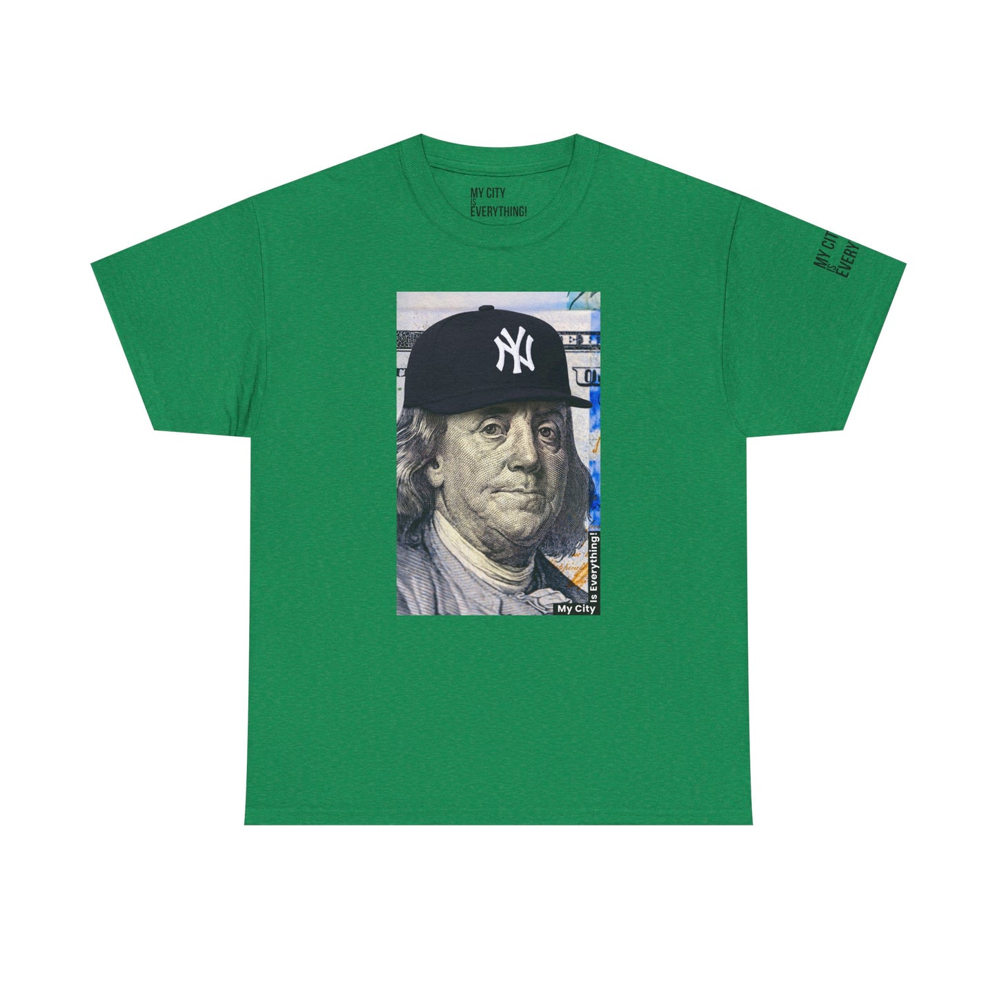 Ben Franklin Yankee Hat Tee – All About the Hundreds