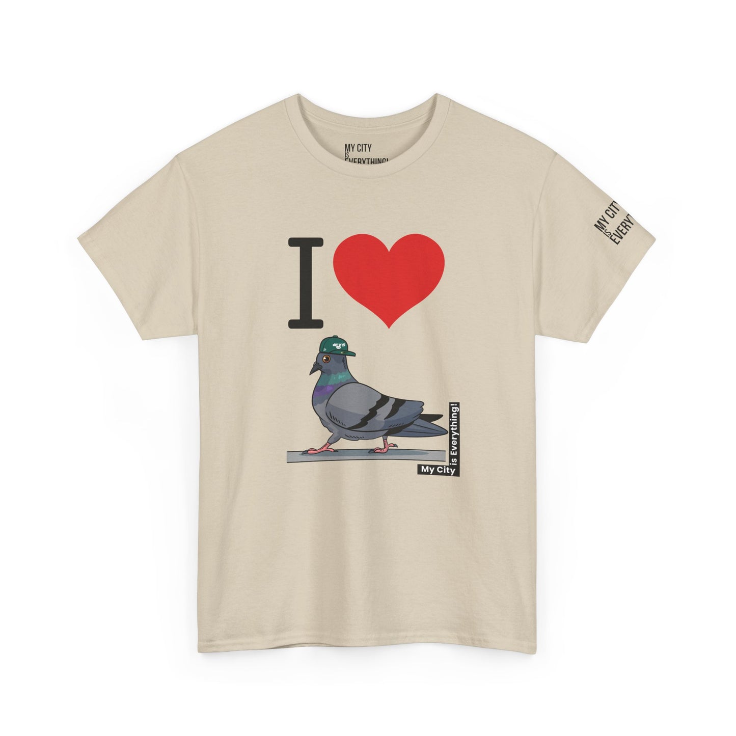 I ❤️ My City Pigeon Tee – Jets Street Bird Remix | My City Is Everything!