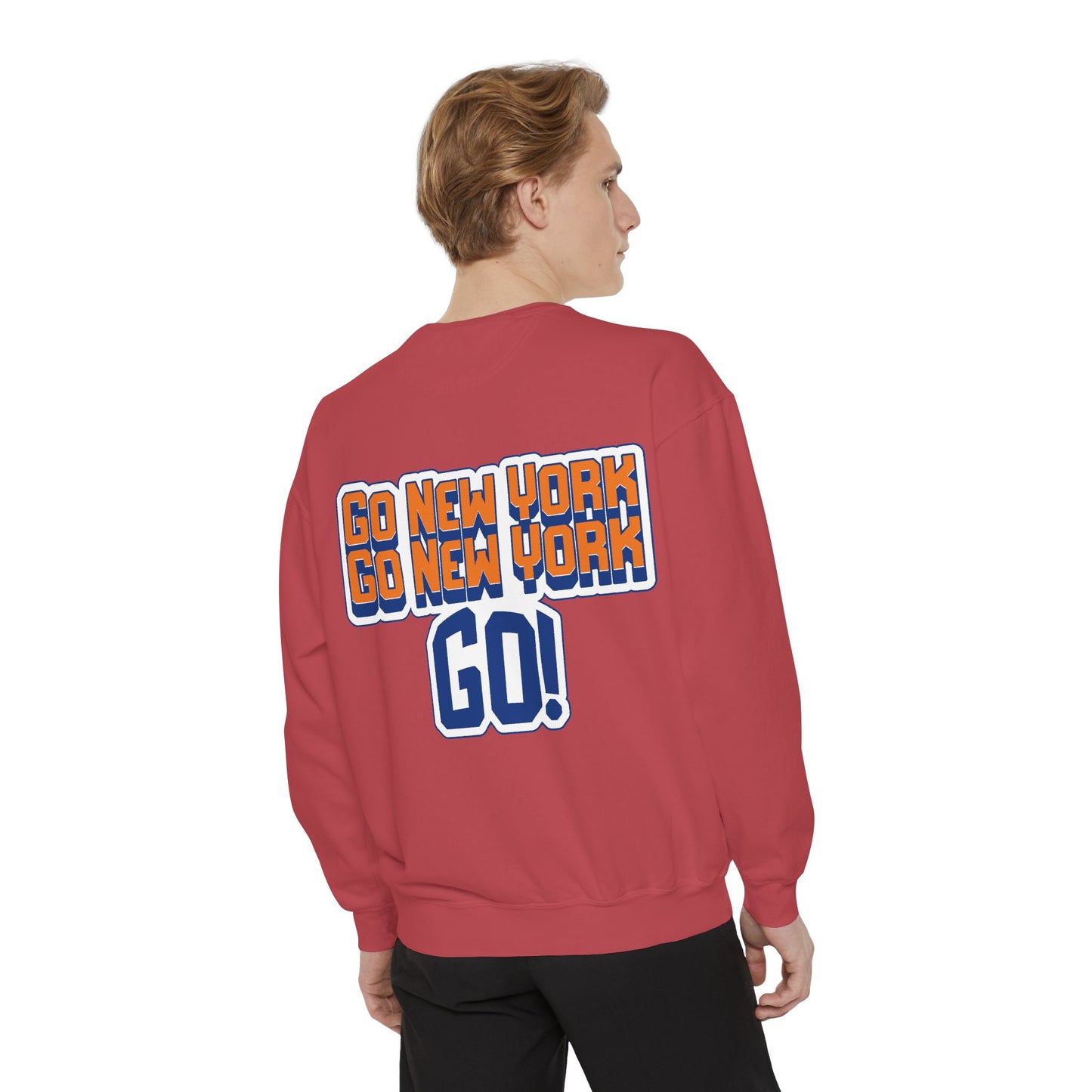 Oliver Outside Knicks Fan Crewneck – NYC Spirit in Every Stitch