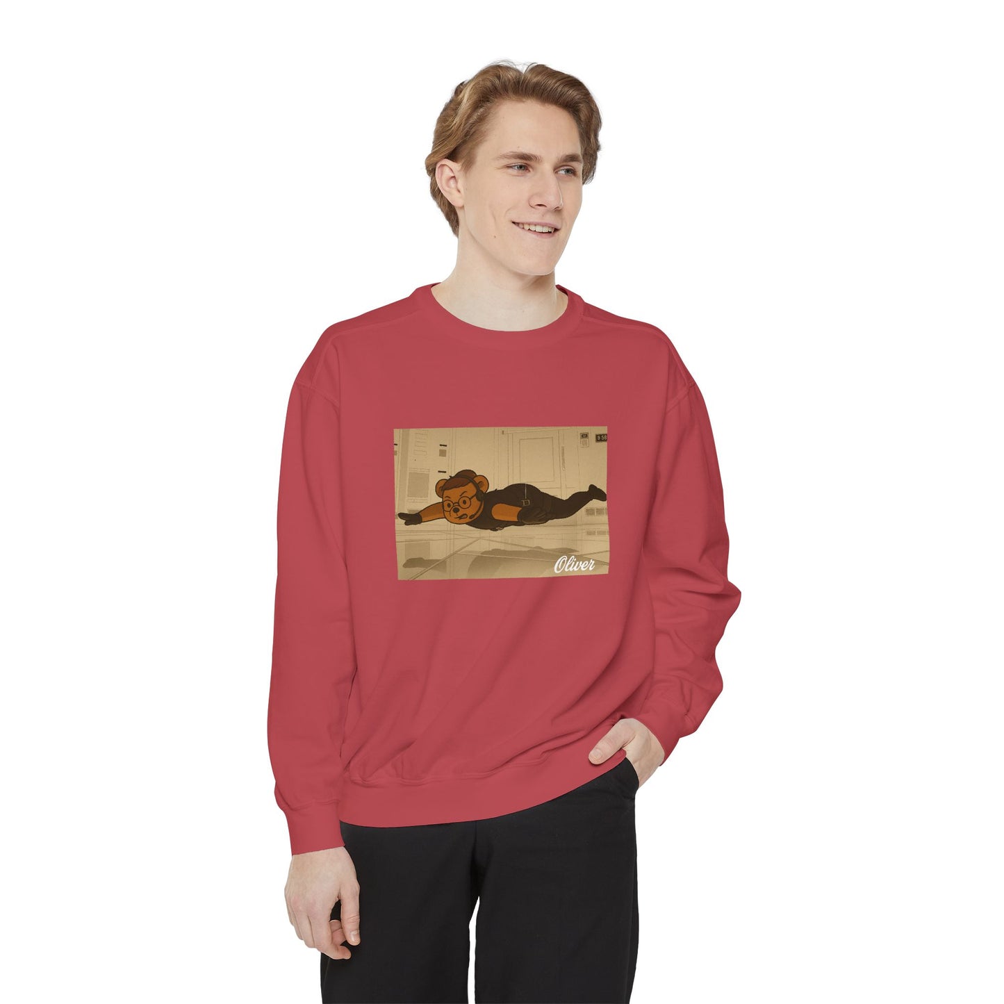 Oliver Outside Mission Impossible Crewneck – Bear on a Mission