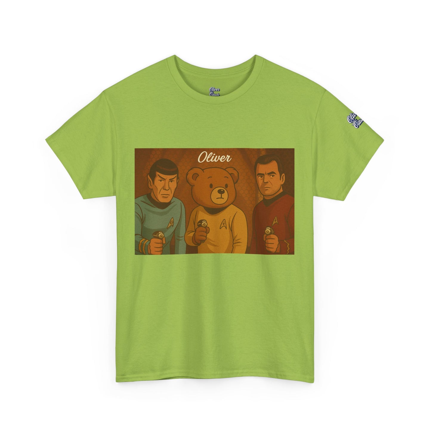 Oliver Outside Star Trek Parody Tee – Boldly Bear Where No One Has