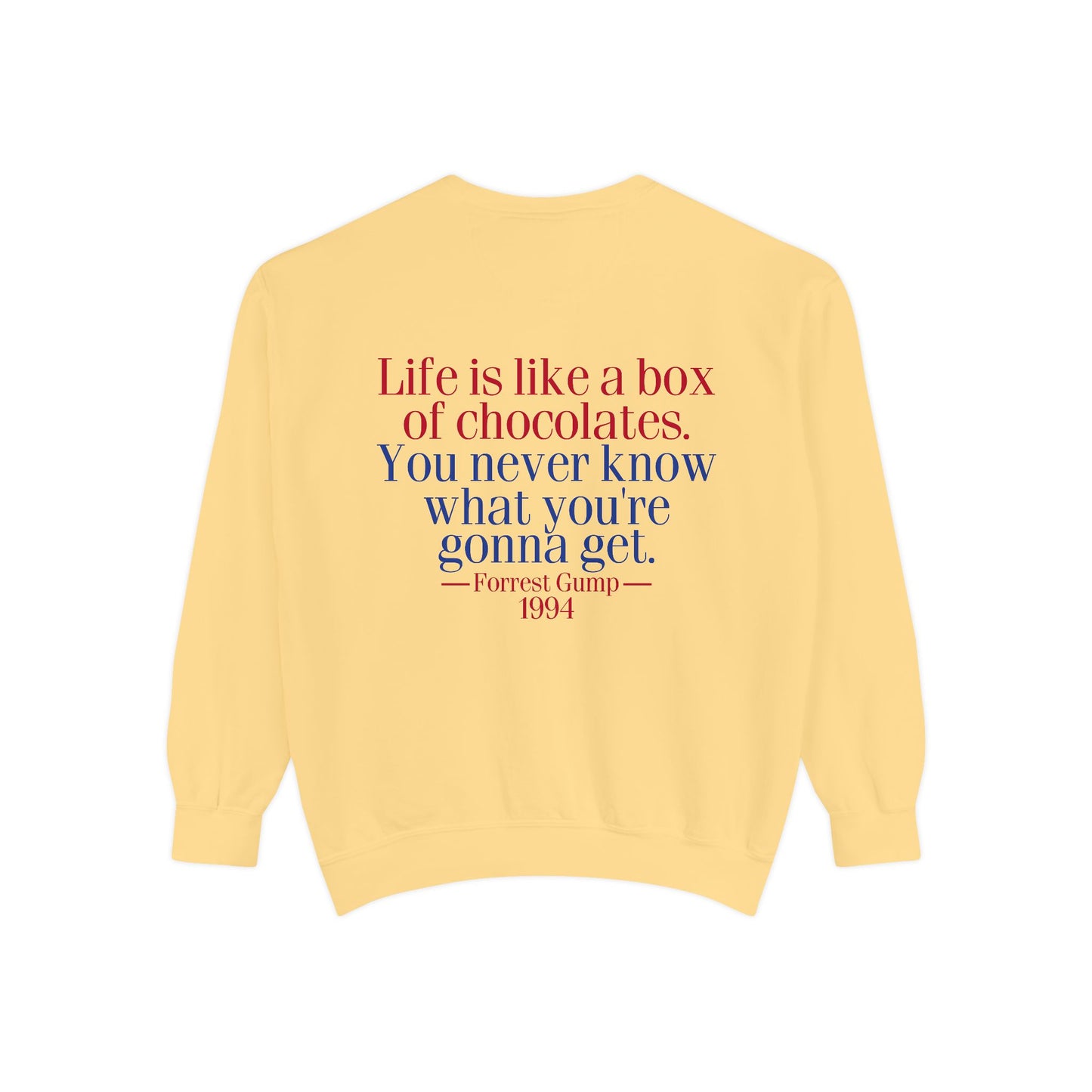 Oliver Outside Forrest Gump Parody Crewneck – Life is Bear-tiful