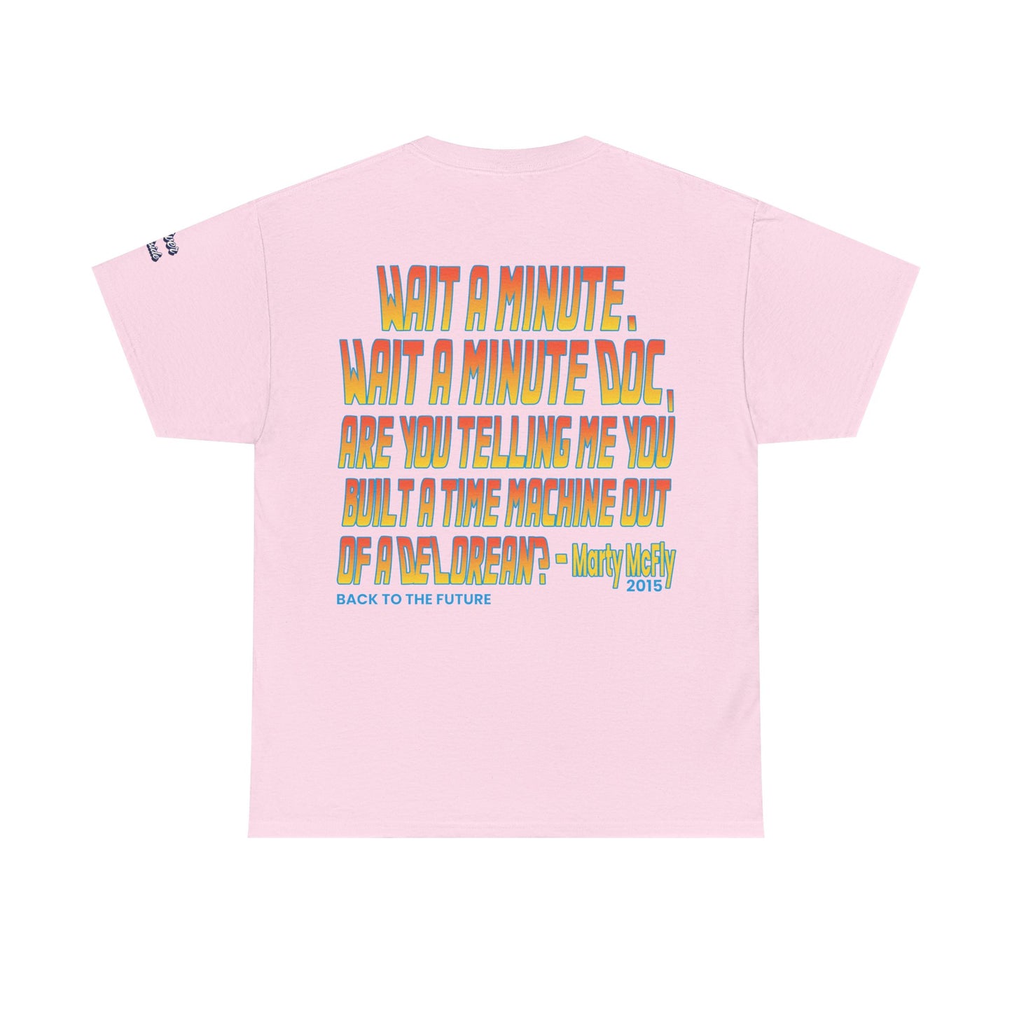 Oliver Outside Back to the Future Parody Tee – Retro Bear Style
