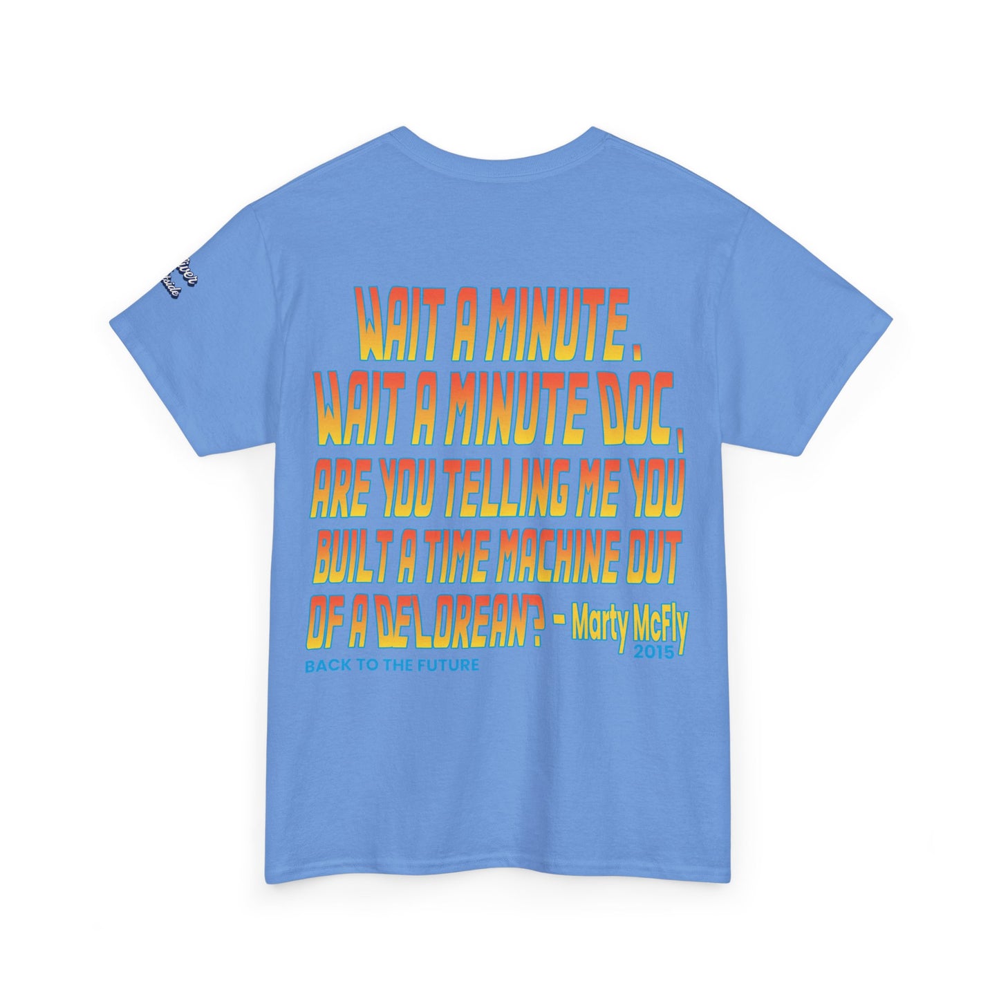 Oliver Outside Back to the Future Parody Tee – Retro Bear Style