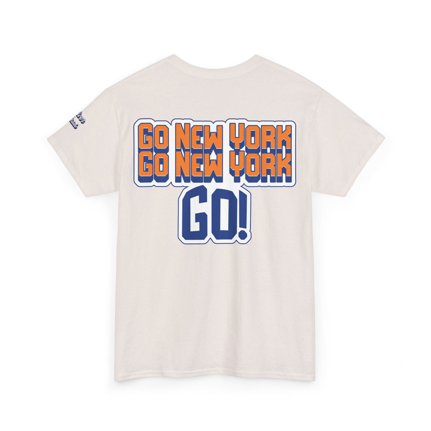 Oliver Outside Knicks Fan Tee – Courtside Energy Bear Style