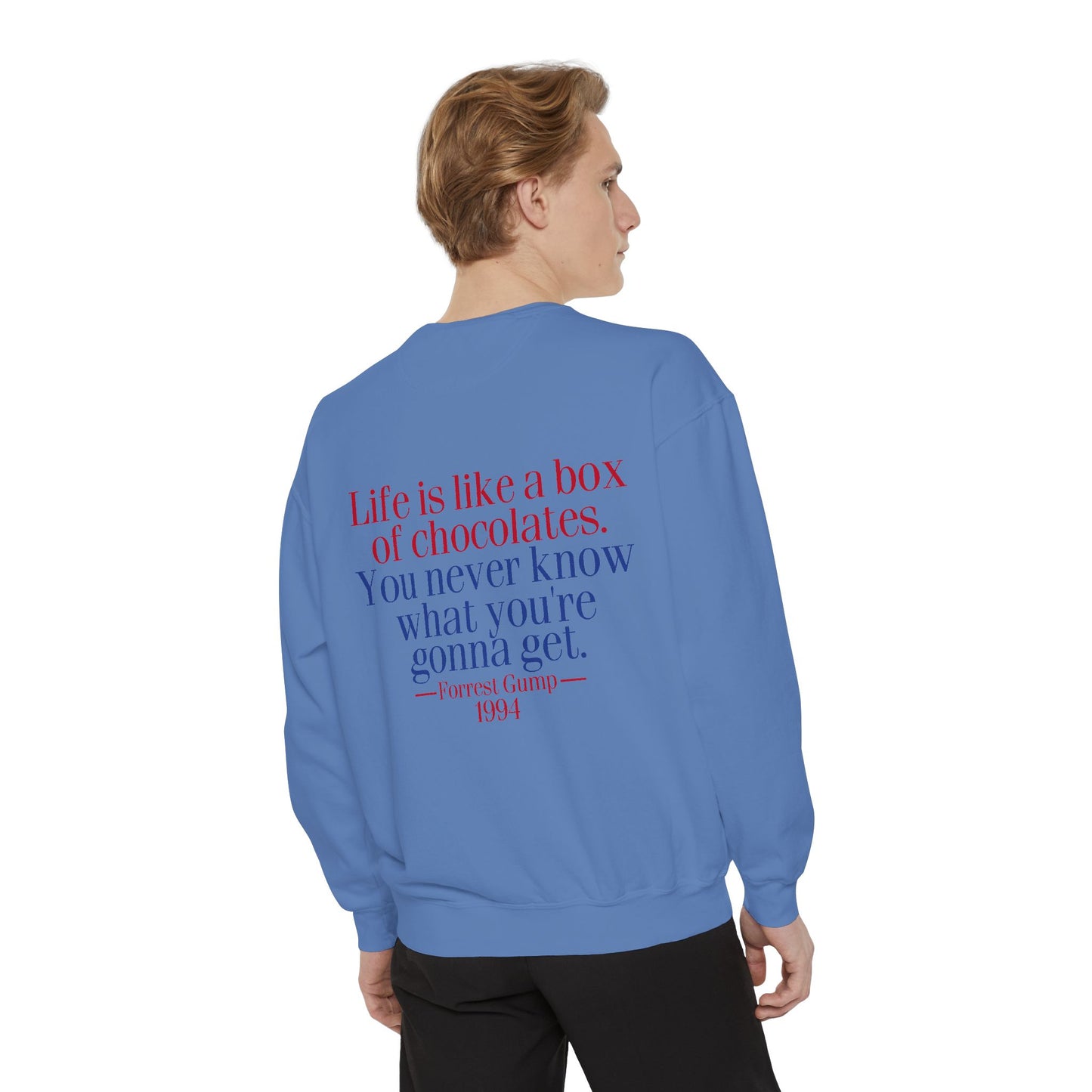 Oliver Outside Forrest Gump Parody Crewneck – Life is Bear-tiful