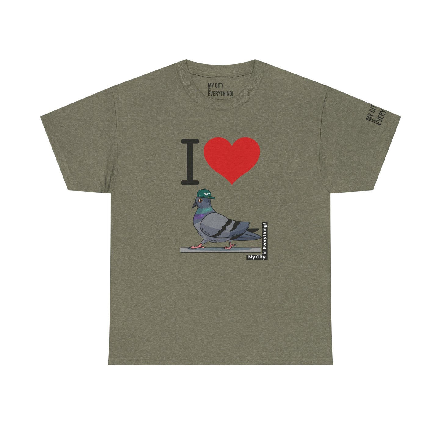 I ❤️ My City Pigeon Tee – Jets Street Bird Remix | My City Is Everything!