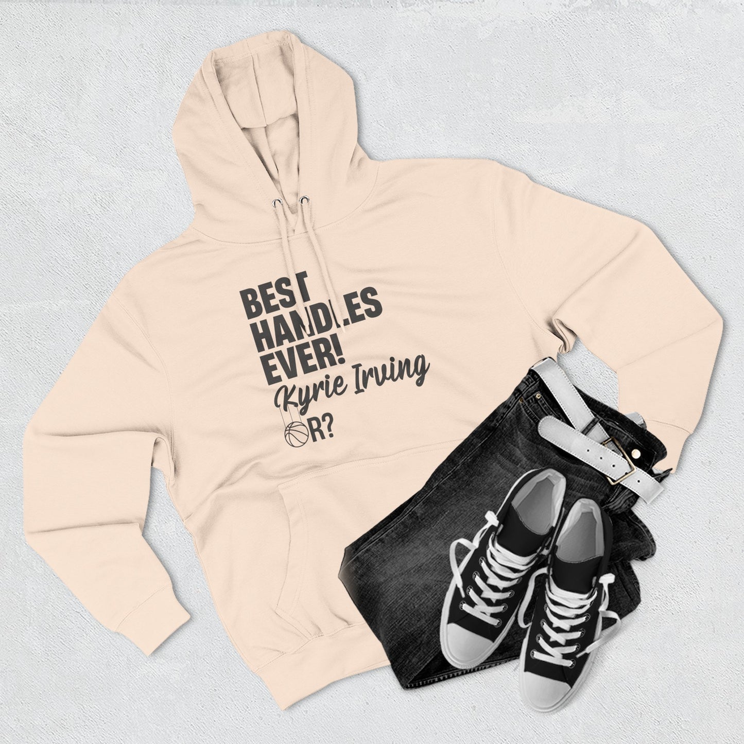 🏀 Best Handles Ever? Kyrie Irving Basketball Debate HOODIE | G.O.A.T. Talk Tees Limited Edition HOODIE
