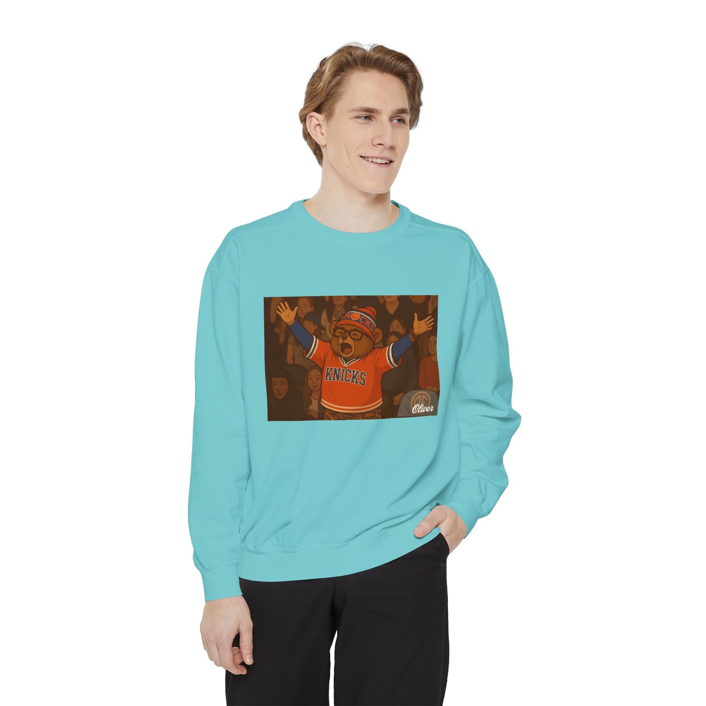 Oliver Knicks Fan Crewneck – NY Basketball Sweatshirt | Oliver Outside Collection