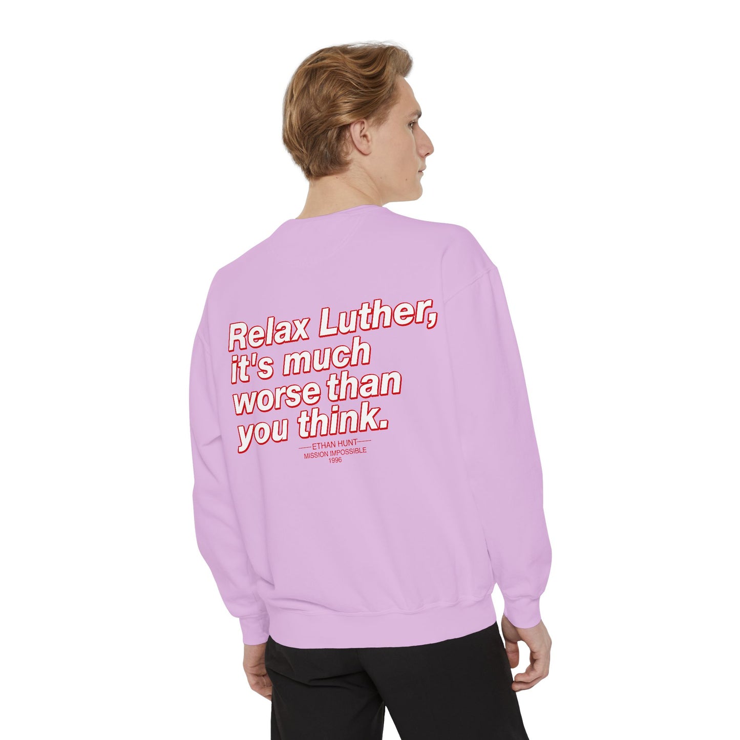 Oliver Outside Mission Impossible Crewneck – Bear on a Mission