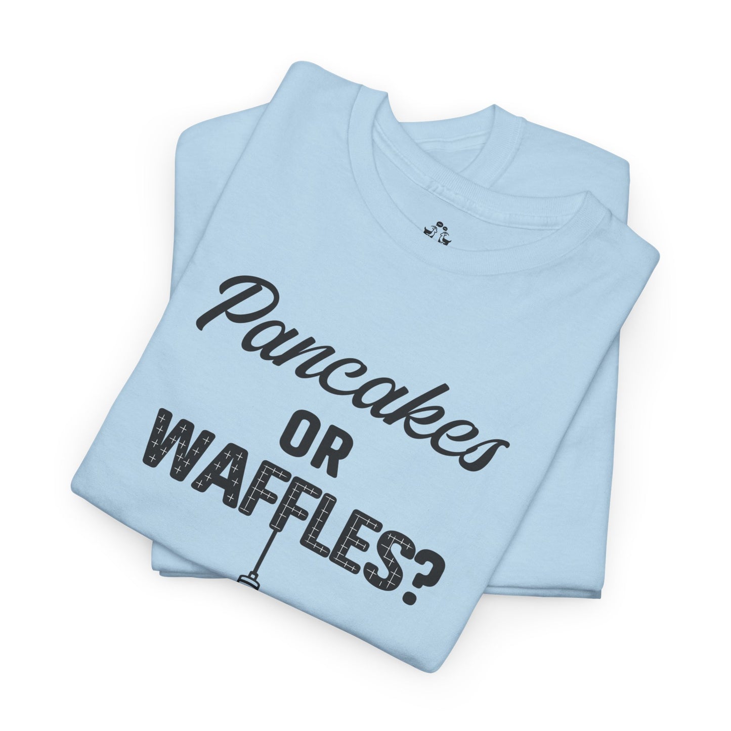 🥞/🧇Pancakes vs. Waffles Tee – Breakfast Debate Shirt