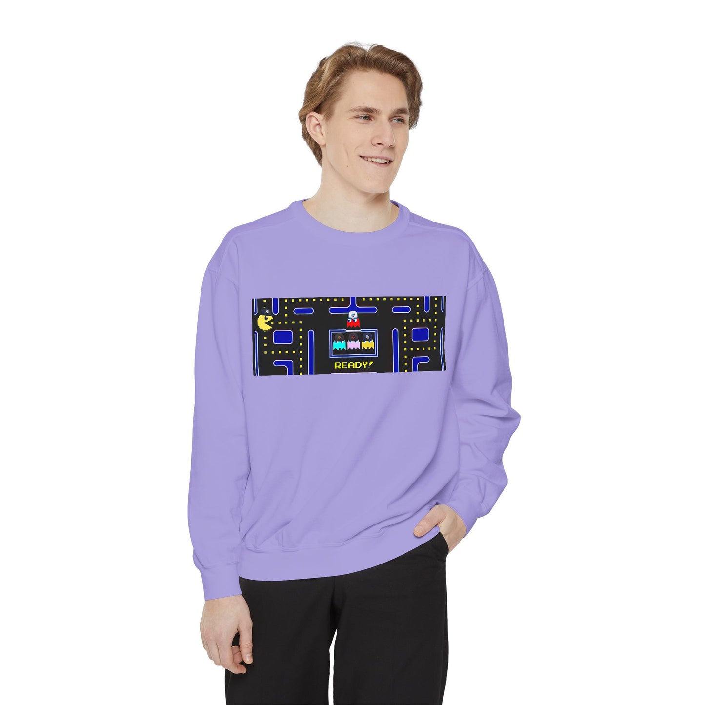 ⚾🕹️ Retro Arcade Maze Yankee Sweatshirt – My City is Everything Crewneck