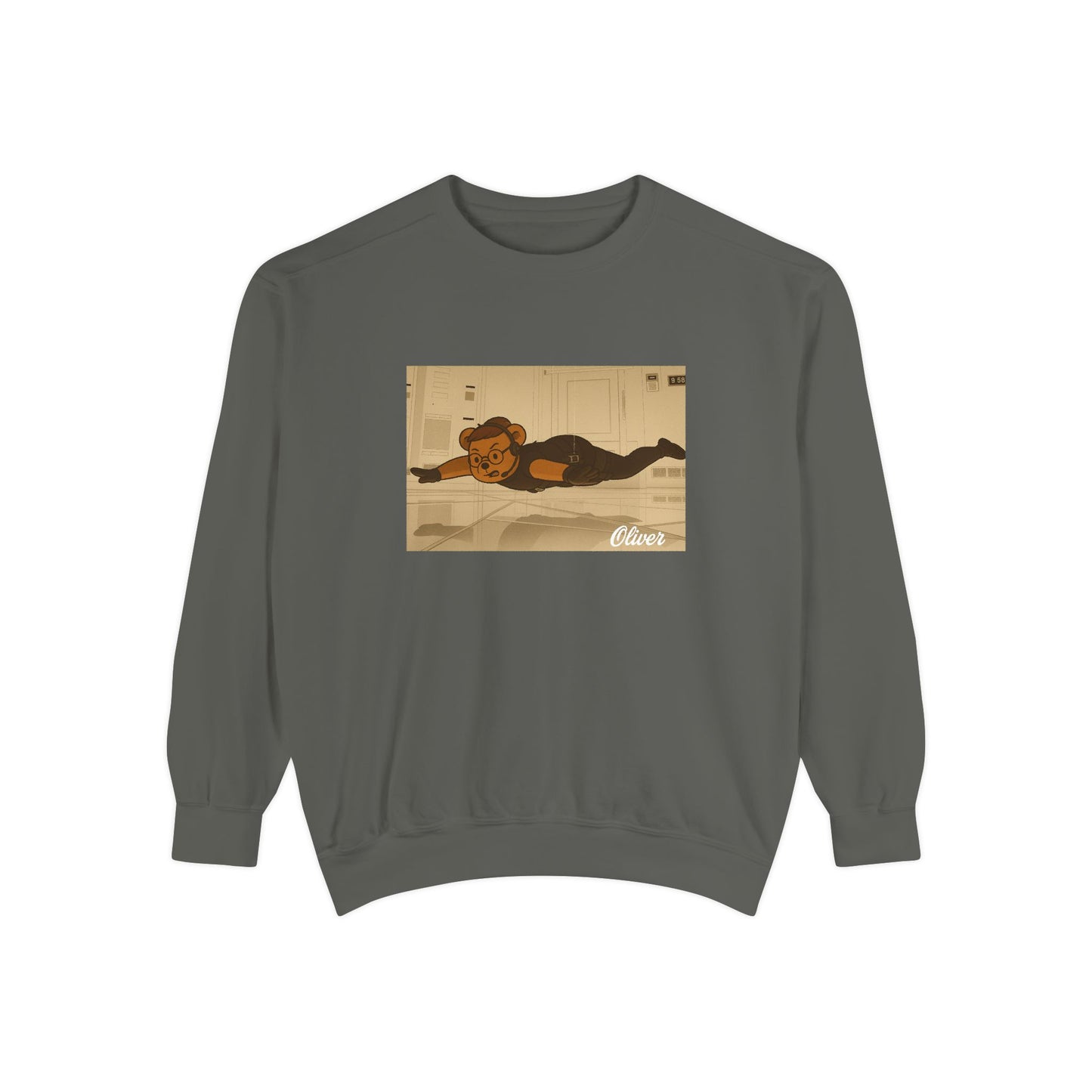 Oliver Outside Mission Impossible Crewneck – Bear on a Mission