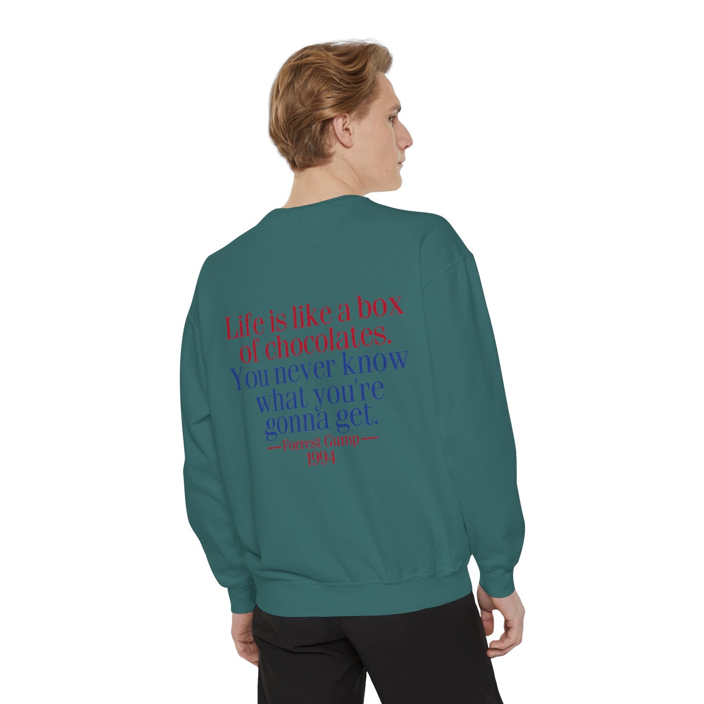 Oliver Outside Forrest Gump Parody Crewneck – Life is Bear-tiful