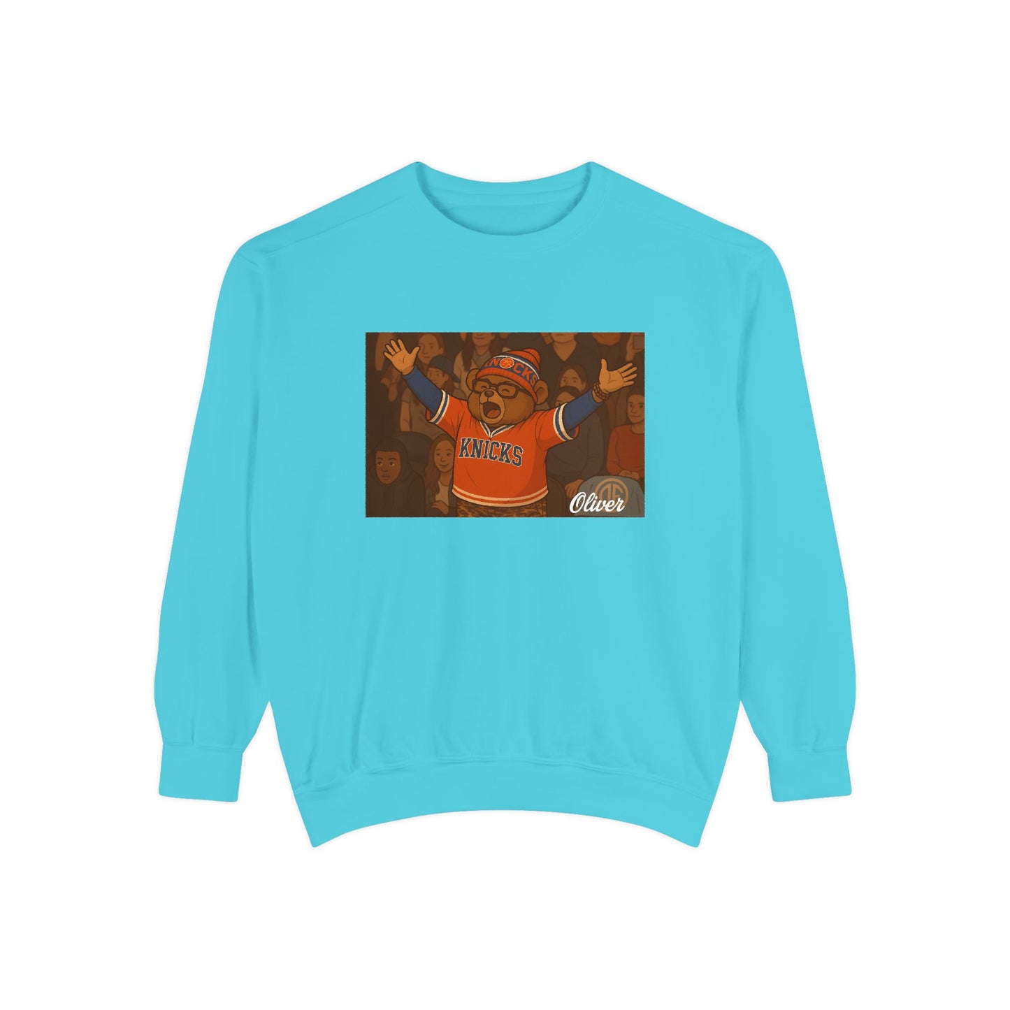 Oliver Outside Knicks Fan Crewneck – NYC Spirit in Every Stitch
