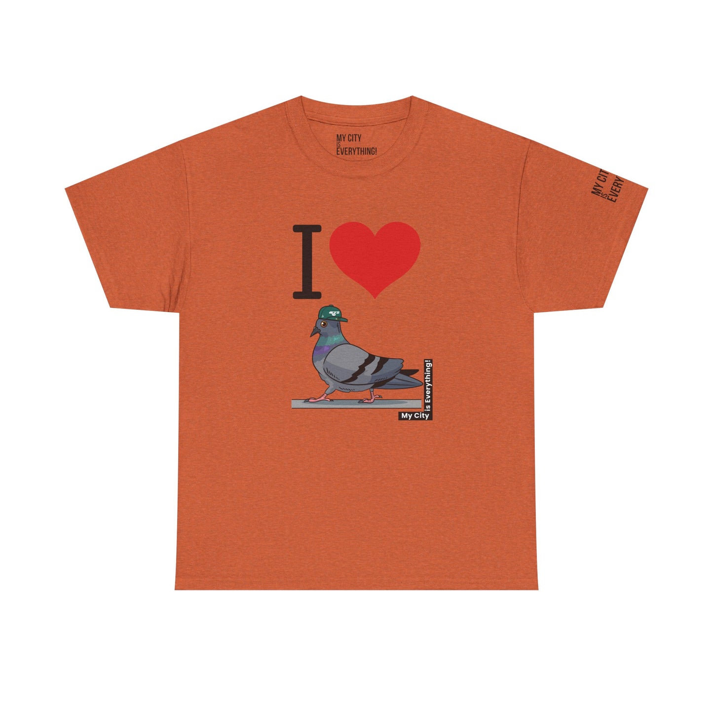 I ❤️ My City Pigeon Tee – Jets Street Bird Remix | My City Is Everything!