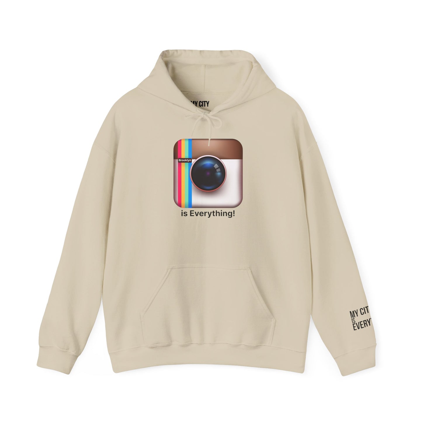 Brooklyn Is Everything! Hoodie – Vintage IG Logo Remix | My City Is Everything!