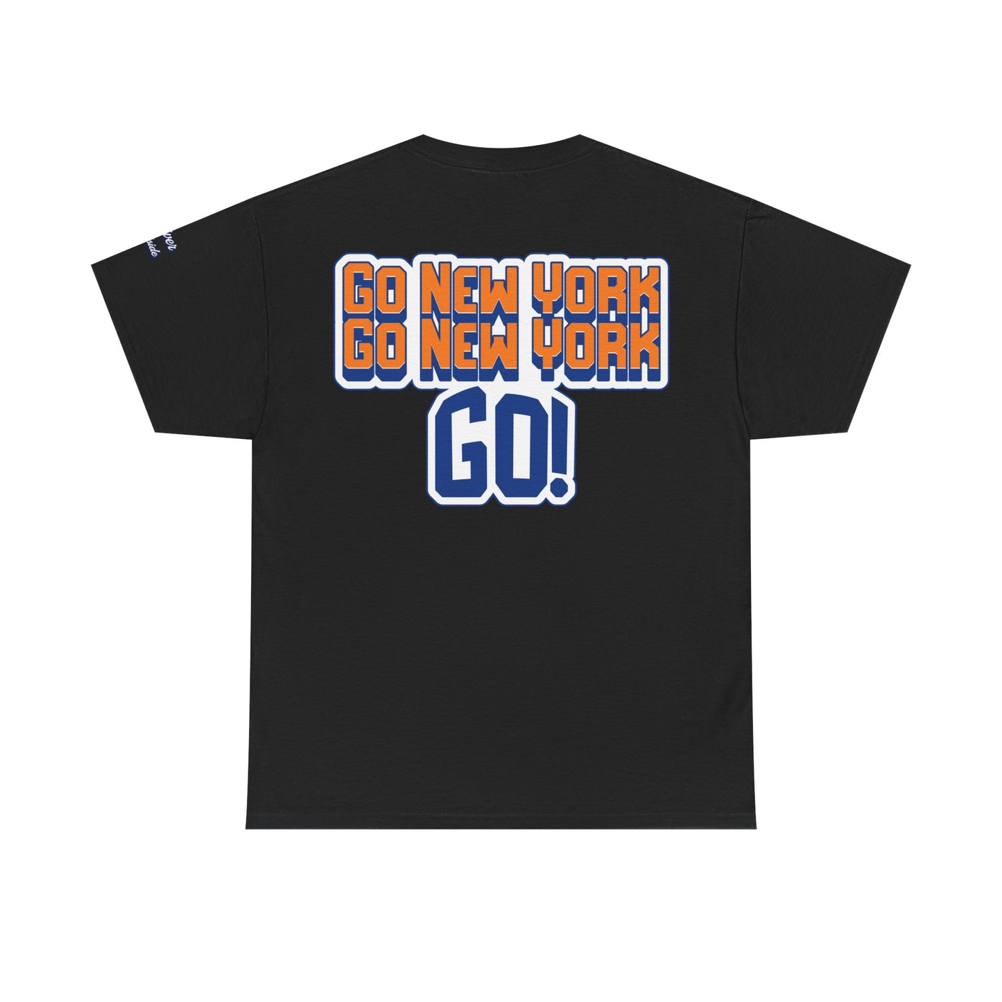 Oliver Outside Knicks Fan Tee – Courtside Energy Bear Style