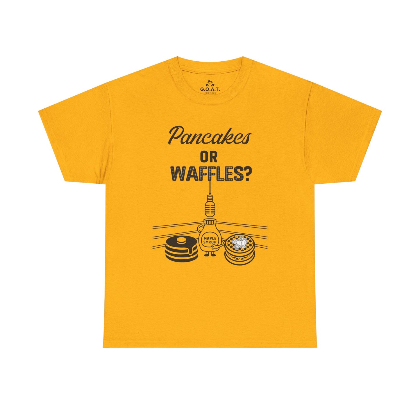 🥞/🧇Pancakes vs. Waffles Tee – Breakfast Debate Shirt