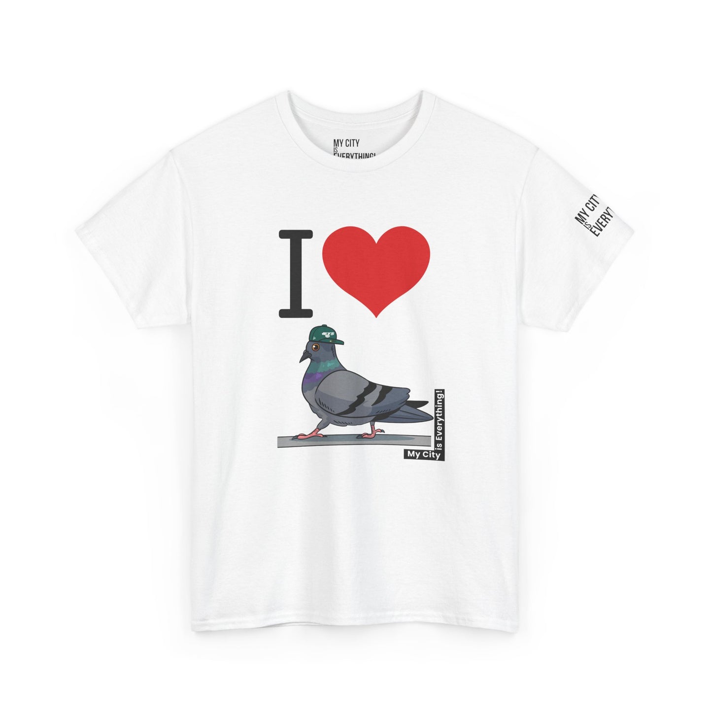 I ❤️ My City Pigeon Tee – Jets Street Bird Remix | My City Is Everything!