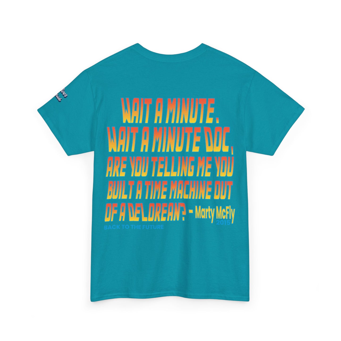 Oliver Outside Back to the Future Parody Tee – Retro Bear Style