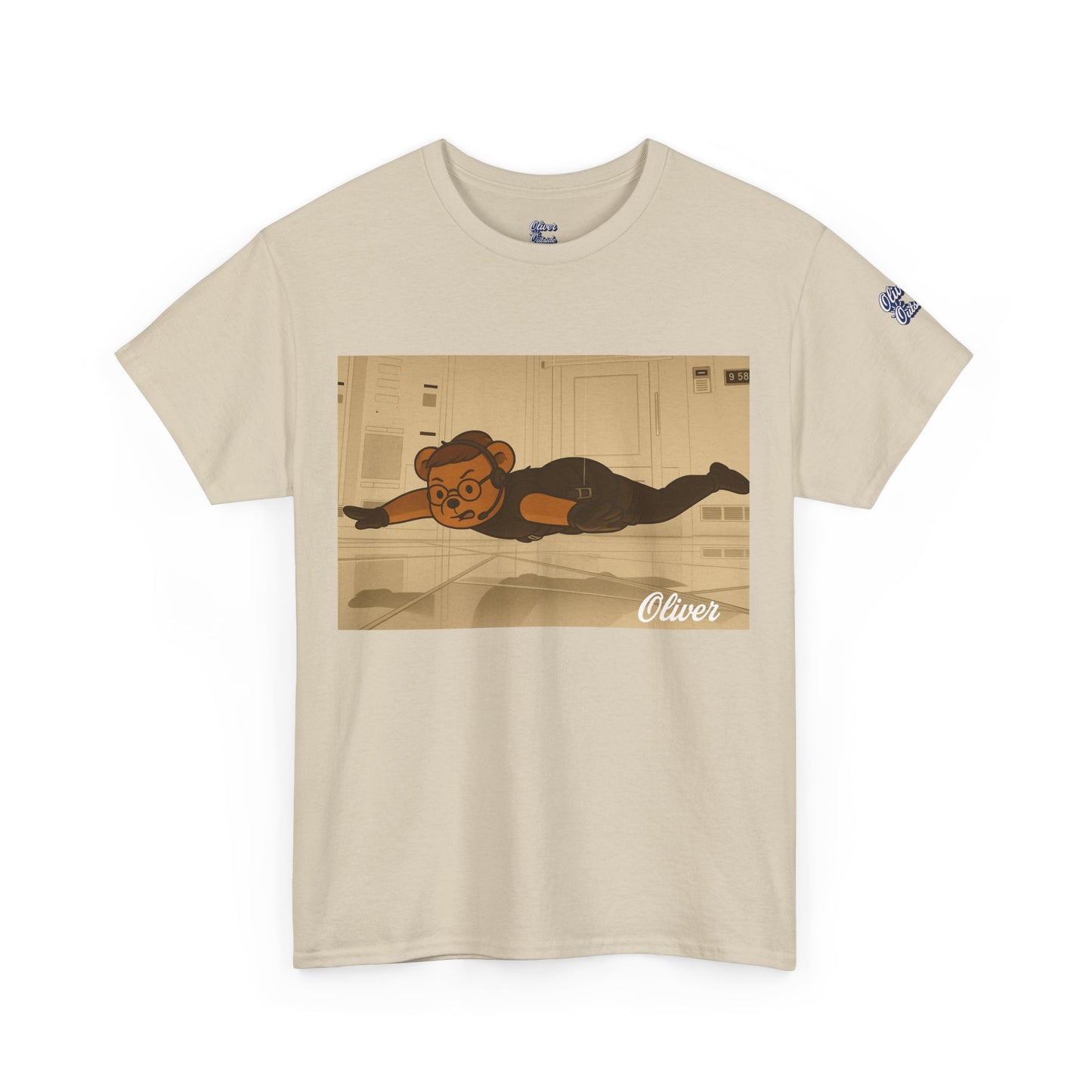 Oliver Outside Mission Impossible Parody Tee – Stealth Mode Bear