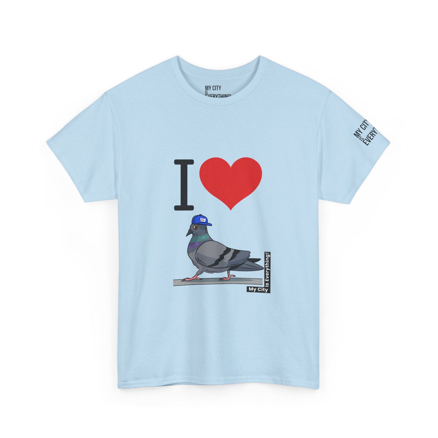 I ❤️ My City Pigeon Tee – Giants Cap Edition | My City Is Everything!