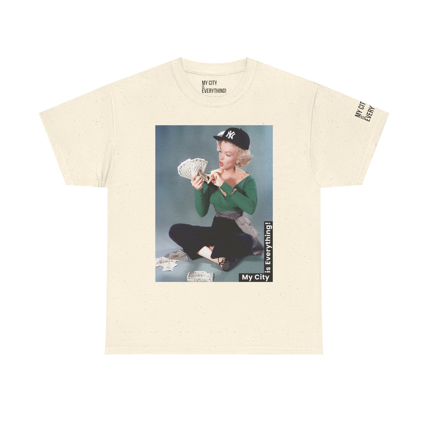 Marilyn x Money x Yankees Tee – Vintage Icon Remix | My City Is Everything!