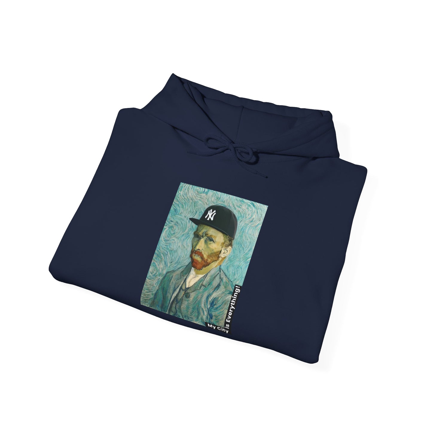 Van Gogh Yankees Hat Hoodie