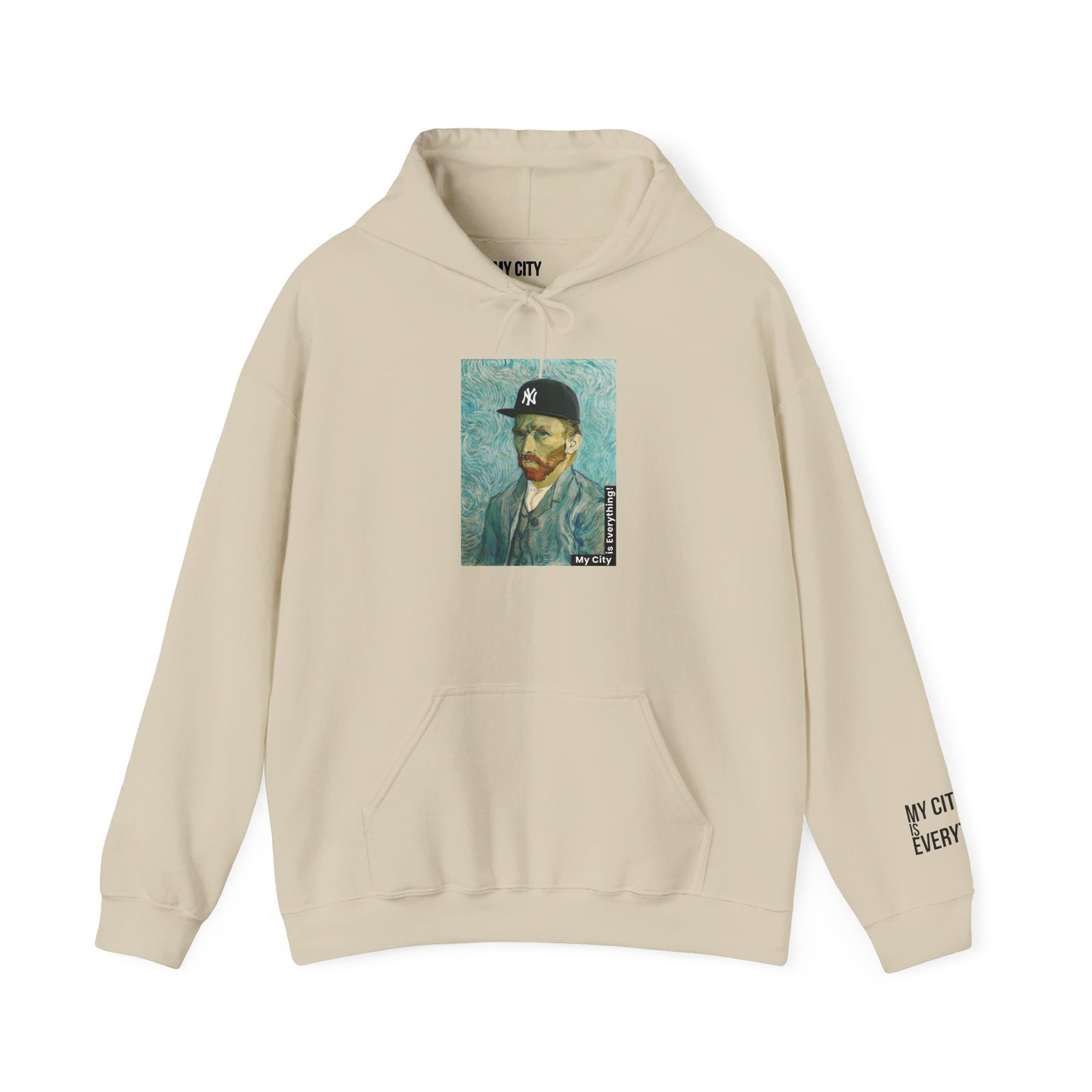 Van Gogh Yankees Hat Hoodie