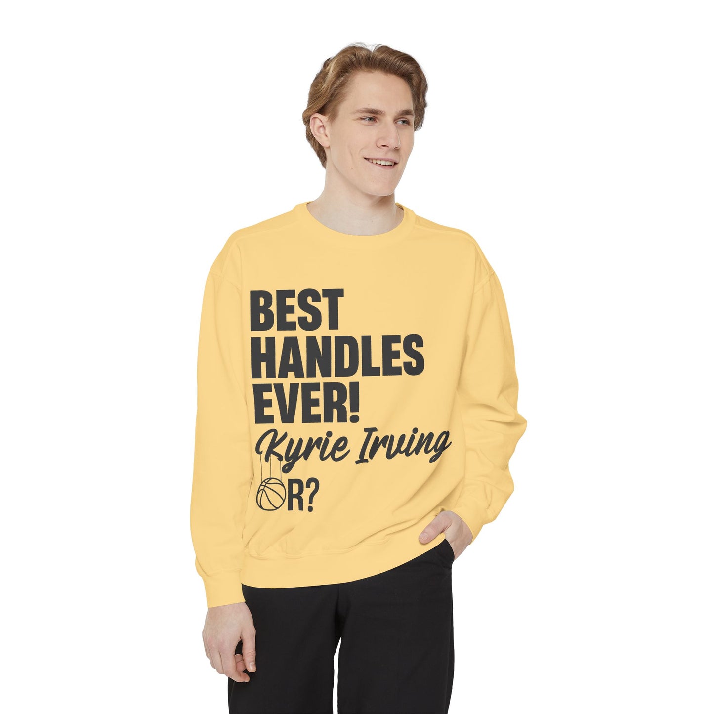 đ Best Handles Ever? Kyrie Irving Sweatshirt â G.O.A.T. Talk Tees Collectorâs Edition