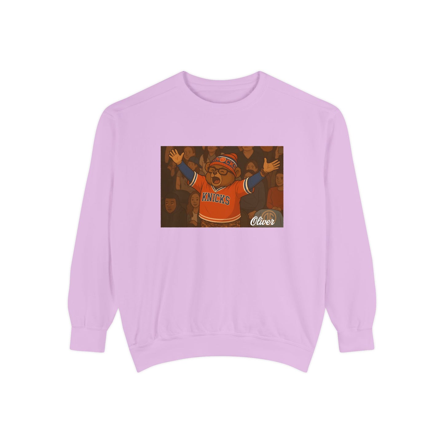 Oliver Outside Knicks Fan Crewneck – NYC Spirit in Every Stitch
