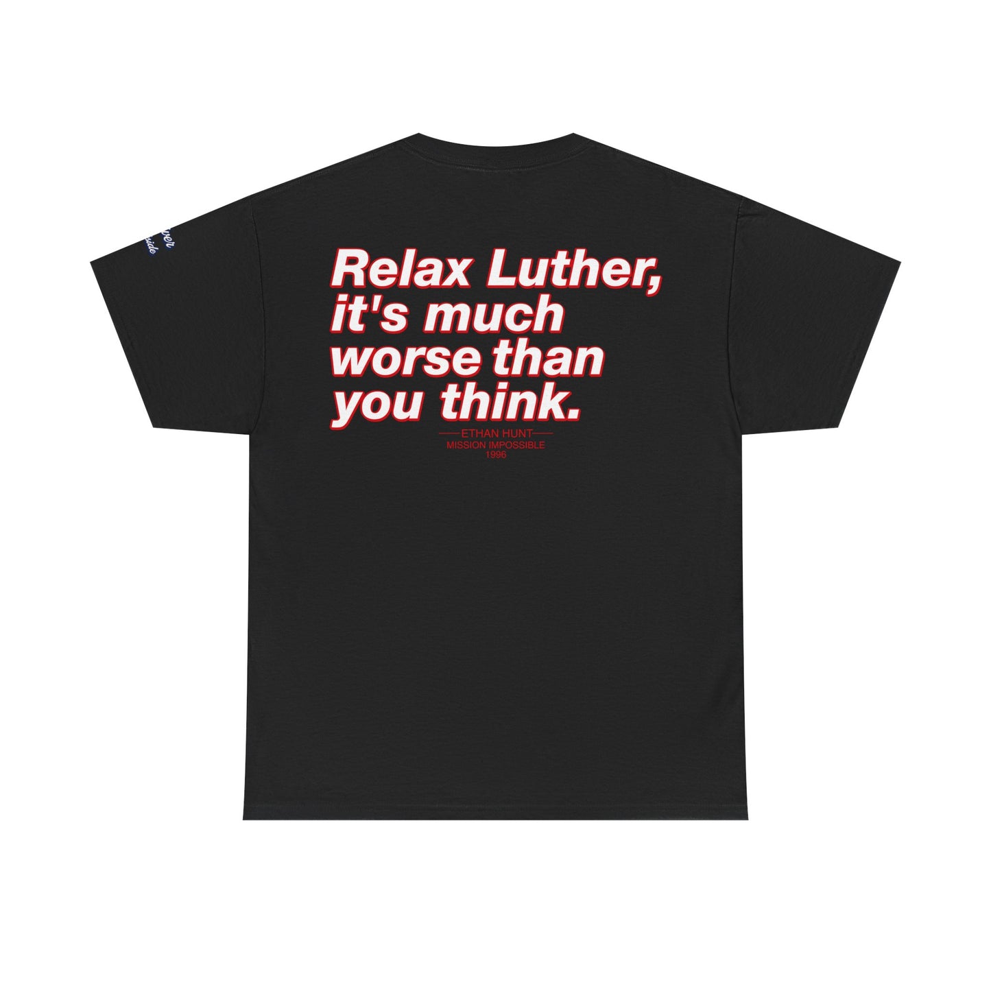 Oliver Outside Mission Impossible Parody Tee – Stealth Mode Bear