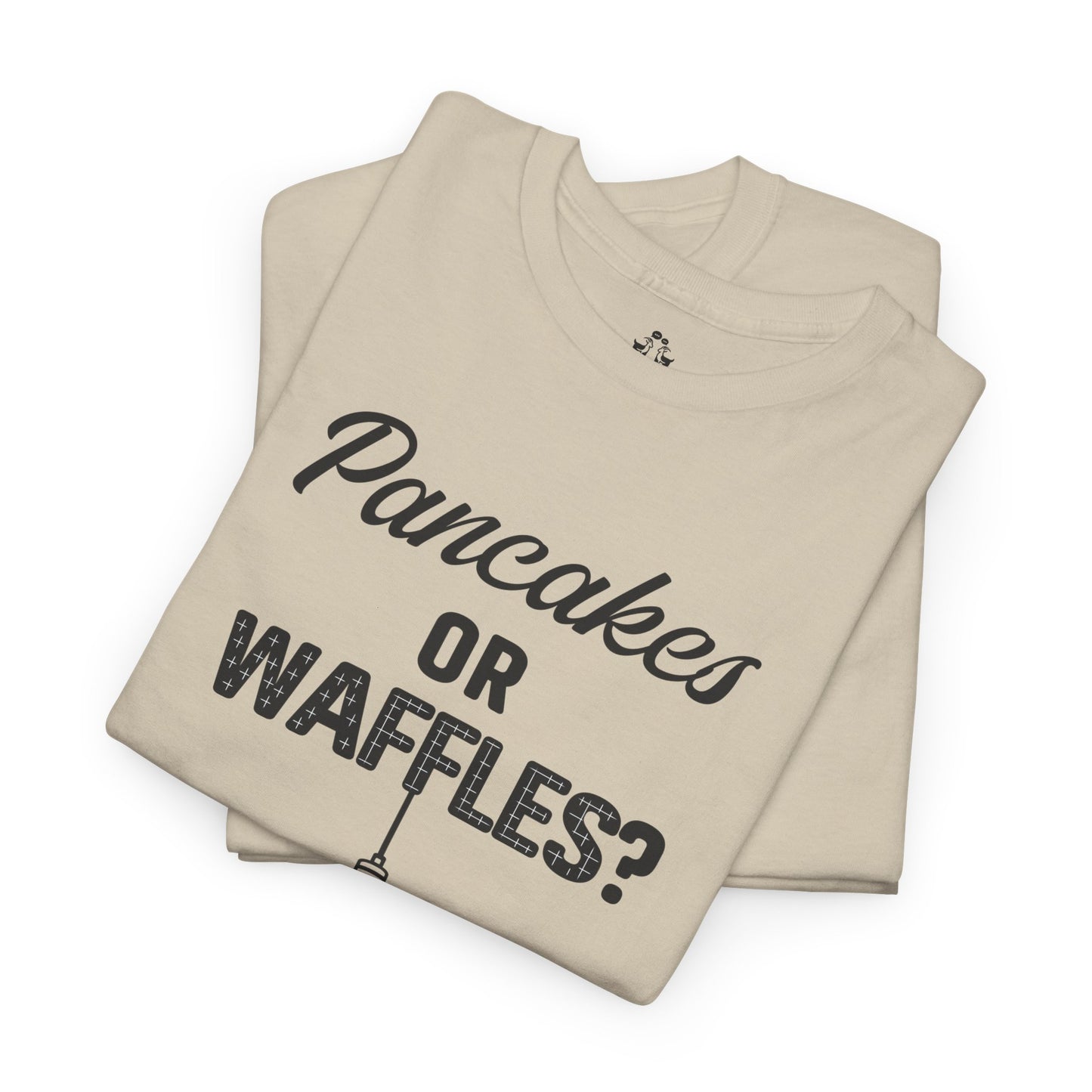🥞/🧇Pancakes vs. Waffles Tee – Breakfast Debate Shirt