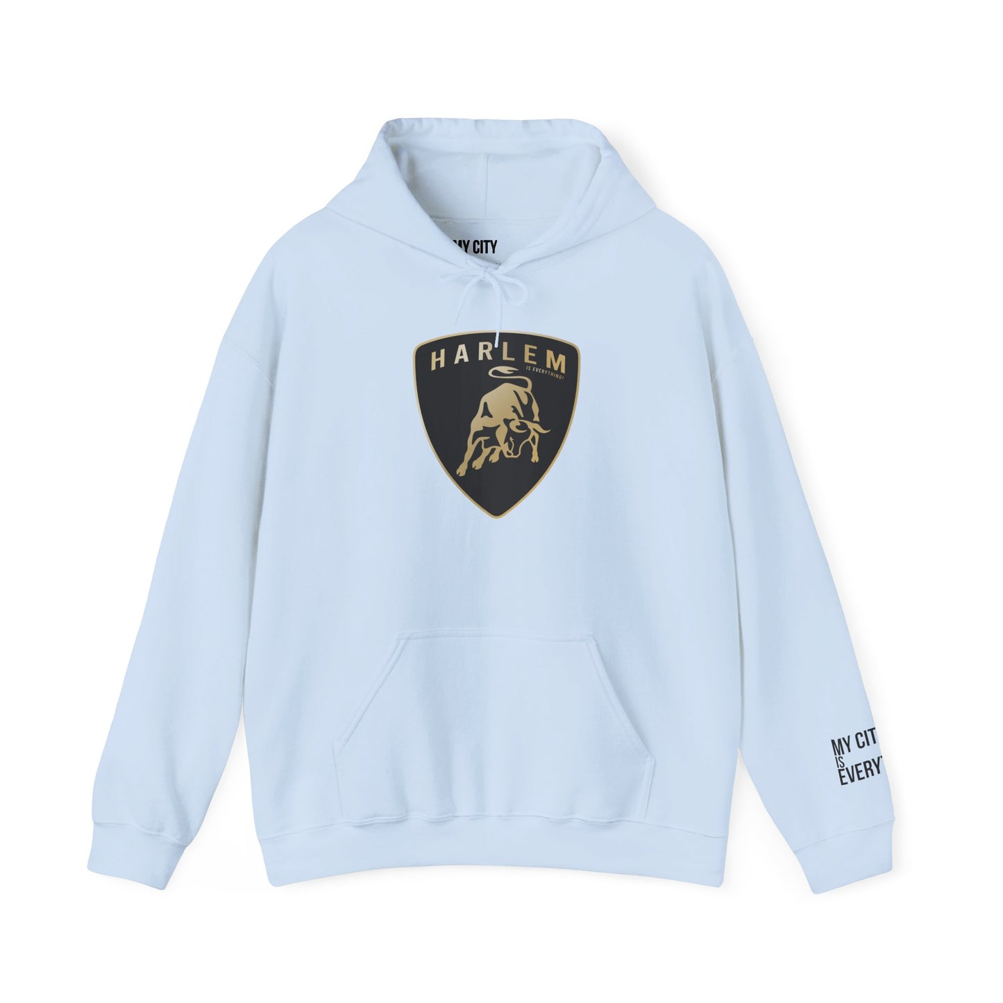 Harlem Lambo Bull Emblem Hoodie | My City Is Everything Streetwear